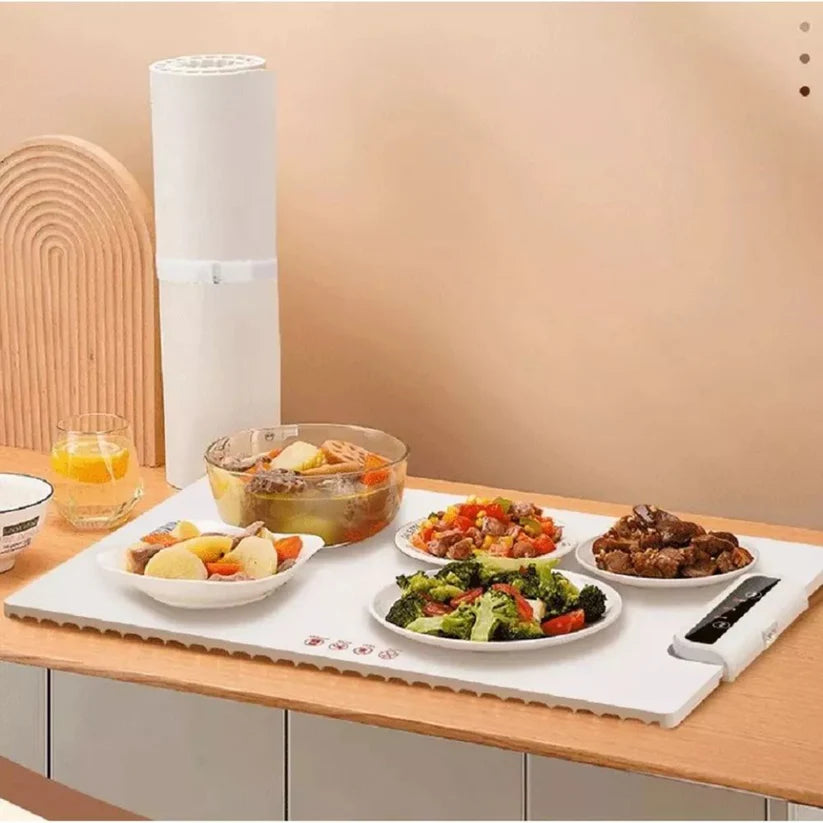 Portable Food Warming Mat Roll Up Heating Mat for Daily Use Party Gatherings