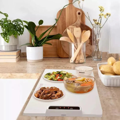 Portable Food Warming Mat Roll Up Heating Mat for Daily Use Party Gatherings