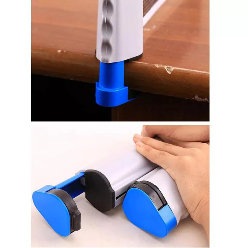 Portable Table Tennis Kit Ping Pong Set Instant Retractable Net Rack + 2 Bats + 3 Balls