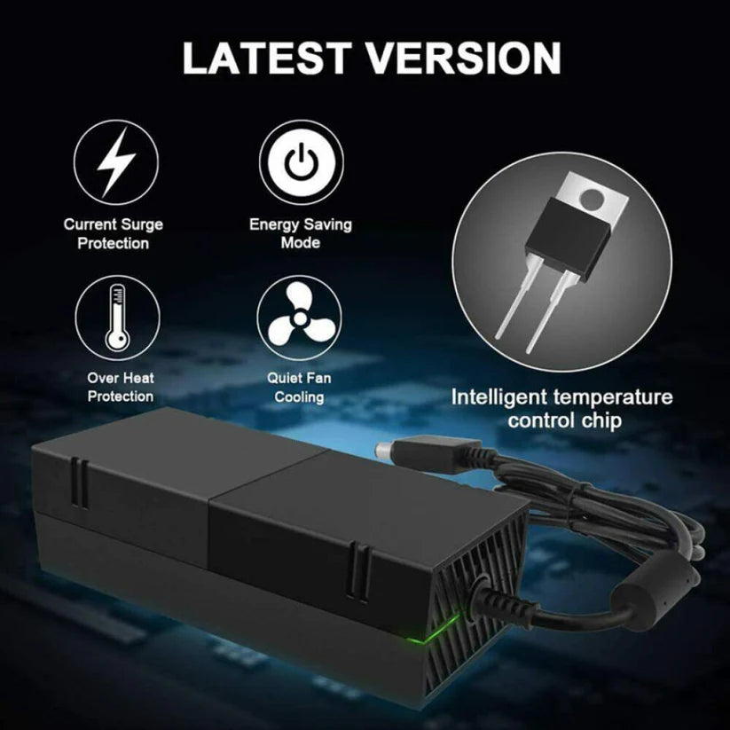 Power Supply AC Adapter for Xbox One Brick Charger Power Supply Cord Cable Ausie Sales