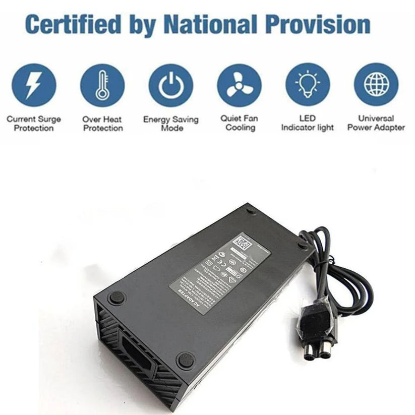 Power Supply AC Adapter for Xbox One Brick Charger Power Supply Cord Cable Ausie Sales