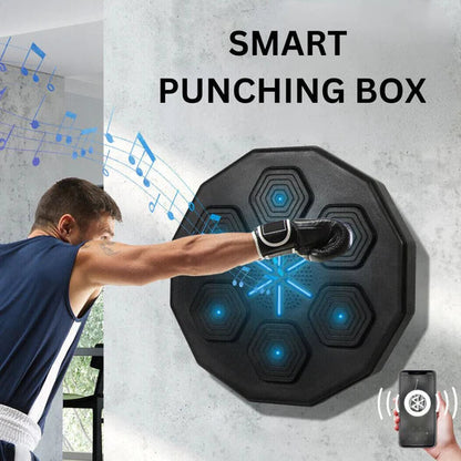 Punching boxing electronic machine for fitness training
