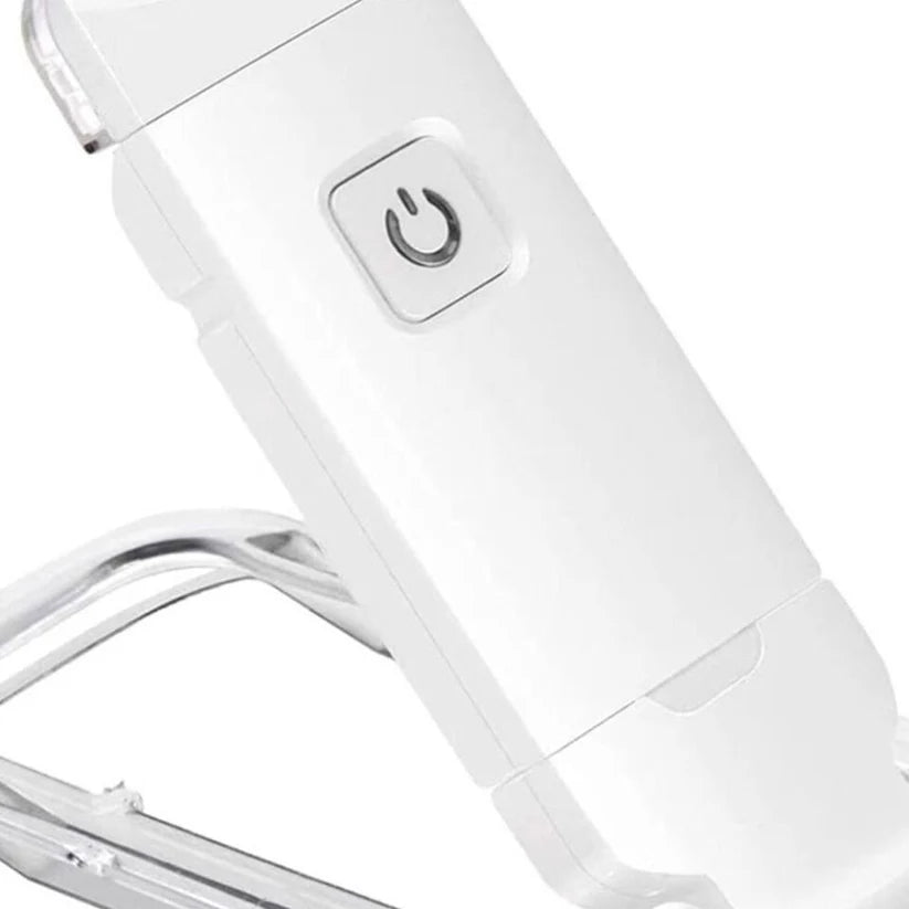 {{ Desk Fan, Portable USB Rechargeable Fan 180° Tilt Folding Personal Fan With Power Display, 5 Speeds Ultra Quiet Table Fan }} {{ White,Blue,Pink,Black,Dark Khaki }}