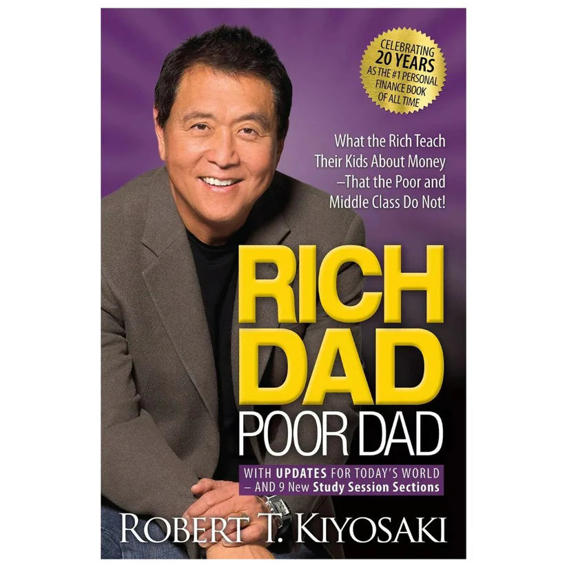 Rich Dad Poor Dad by Robert Kiyosaki Paperback Book