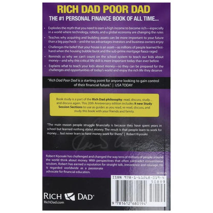 Rich Dad Poor Dad by Robert Kiyosaki Paperback Book