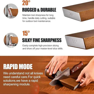 Rolling Knife Sharpening System Sharpener Made Easy 2/4/5 Angles Degree Sharpen