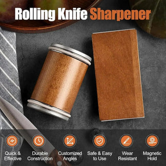 Rolling Knife Sharpening System Sharpener Made Easy 2/4/5 Angles Degree Sharpen