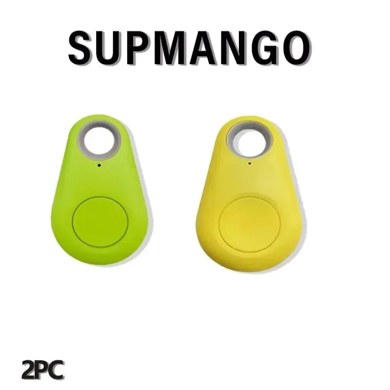 Two small devices, one green and one yellow, with 'SUPMANGO' branding on a white background.

