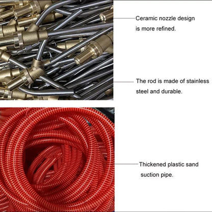 Sand Blaster Washer Kit Wet Blasting High Pressure Sandblasting Water Gun Kit