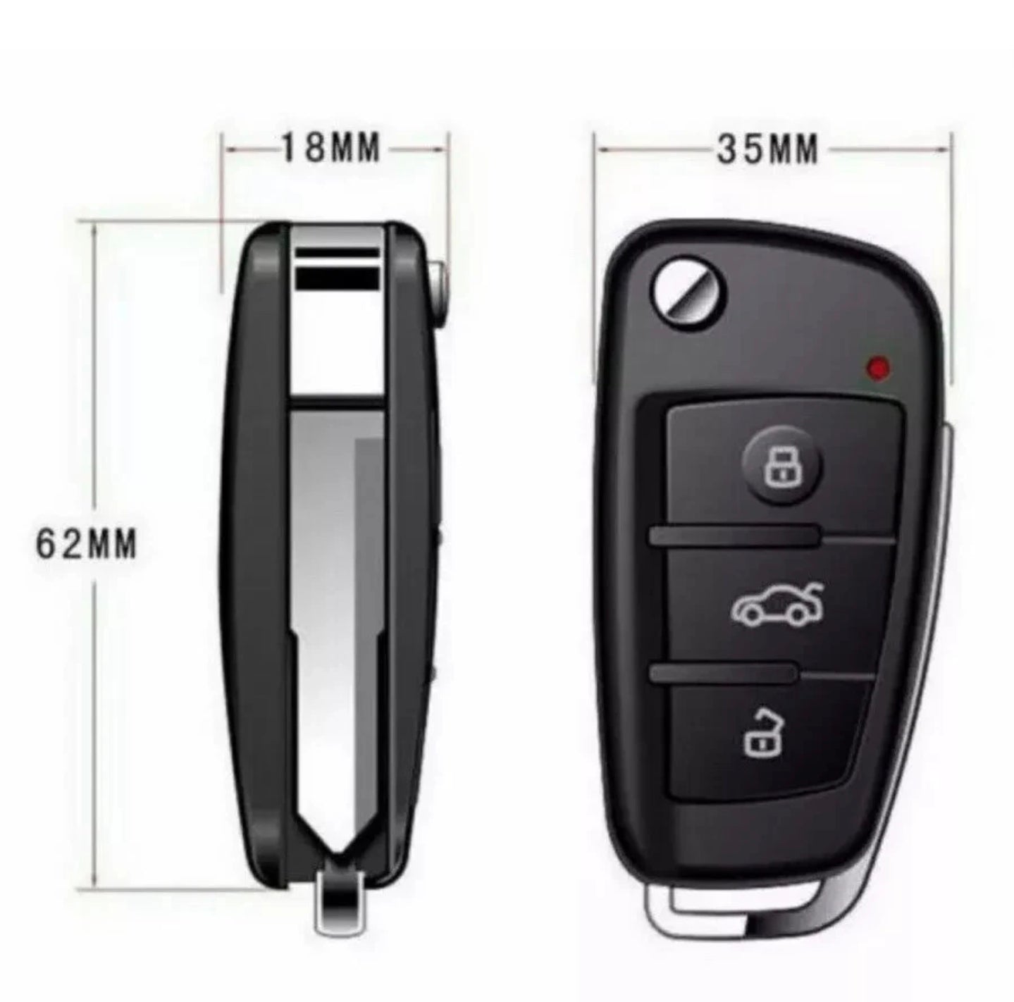 Car Key Camera Recorder Mini DVR 1080P Cam DVR Video Infrared Night