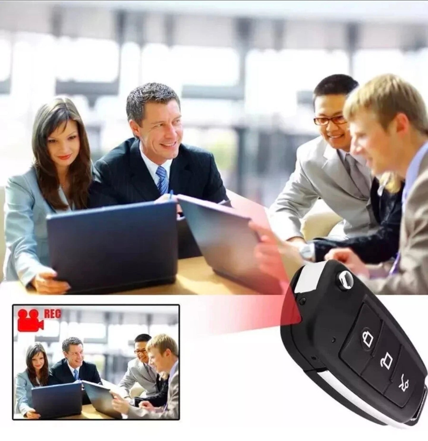 Car Key Camera Recorder Mini DVR 1080P Cam DVR Video Infrared Night