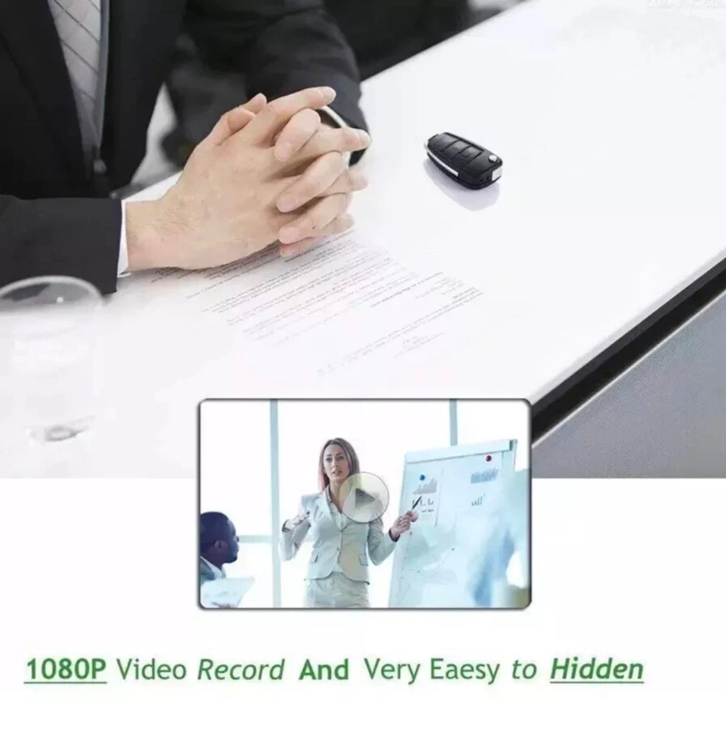 Car Key Camera Recorder Mini DVR 1080P Cam DVR Video Infrared Night