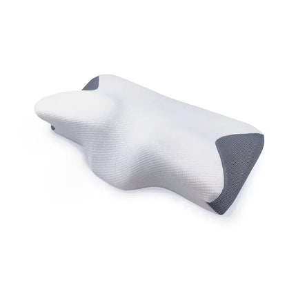 White and gray wrist support on a white background

