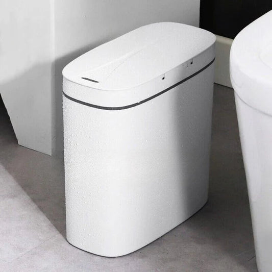 Auto induction trash can with touchless sensor lid
