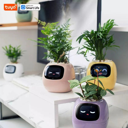Tuya Ivy Smart Planter: AI Plant Care, Endless Fun, 7 Sensors, 49 Expressions