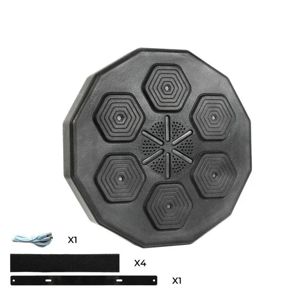 Wall-mounted punching game machine for fun exercise