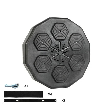 Wall-mounted punching game machine for fun exercise