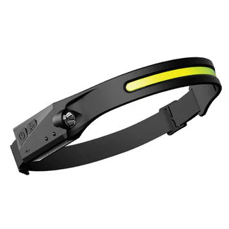 Waterproof COB LED Head Torch Motion Sensor Headlight USB Rechargeable Headlamp