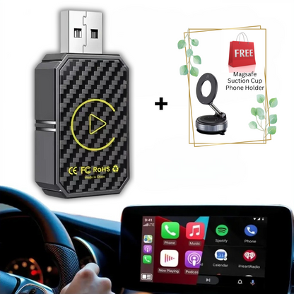 Wireless CarPlay adapter for seamless iPhone connectivity