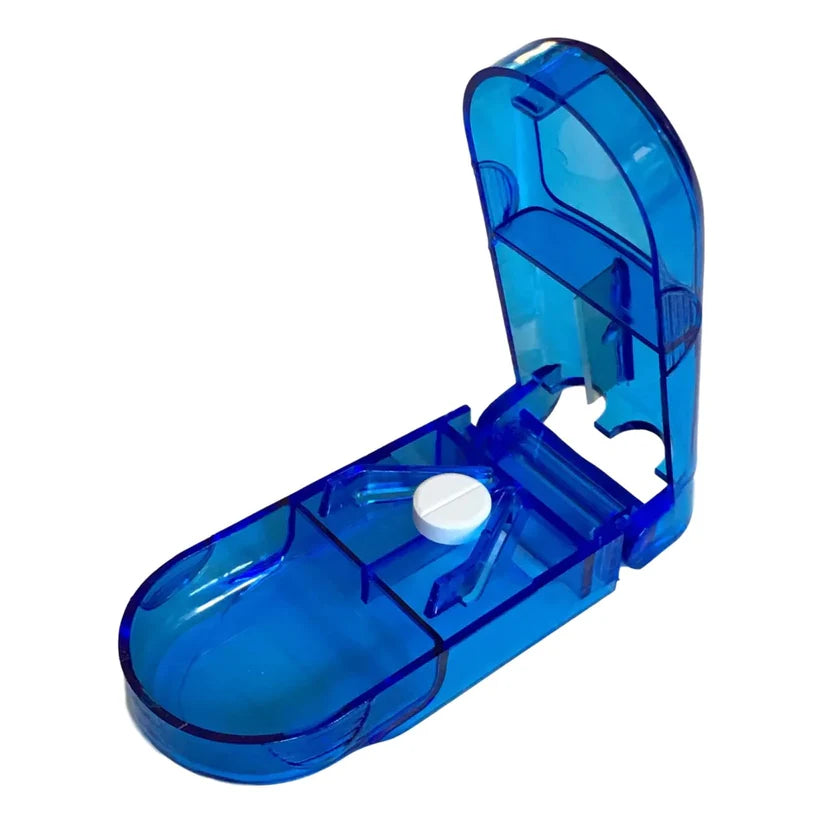 Portable Pill Cutter Tablet Vitamin Splitter Divider Travel Medicine Storage Box - Ausie Sales