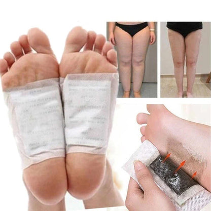 Detox Foot Pad Patches Pads Natural Plant Detox Herbal Toxin Removal Sticky Adhesive Ausie Sales
