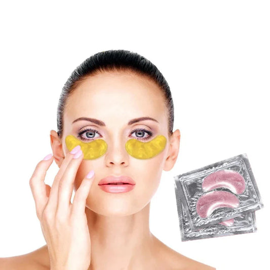 Pink Collagen Under Eye Patches Hyaluronic Acid Anti Ageing Vitamin C My Store