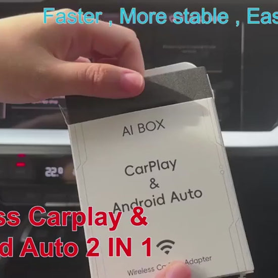 CarPlay wireless dongle for hands-free navigation
