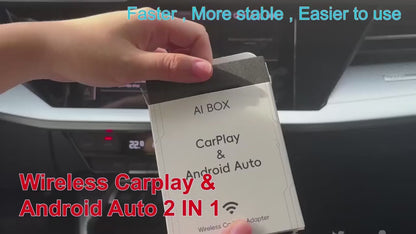 Wireless Carplay Android Auto Adapter For iPhone and Android