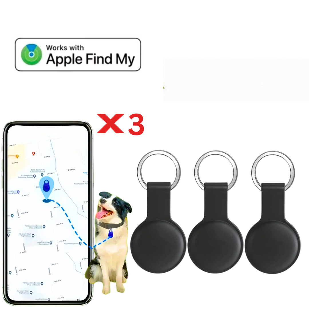 GPS Tracker 3-Pack Apple Find my APP Identification and Loss Prevention
