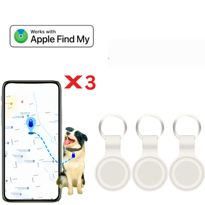 GPS Tracker 3-Pack Apple Find my APP Identification and Loss Prevention