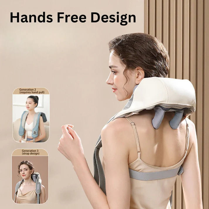 5D Goletsure Neck, Shoulder & Trapezius Massager with Heat For Pain Relief My Store