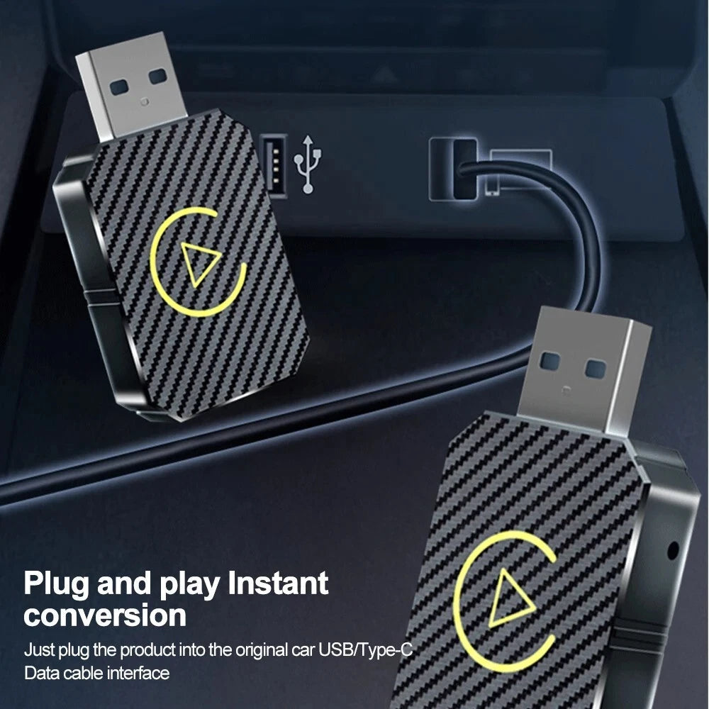 Wireless Carplay Android Auto Adapter For iPhone and Android