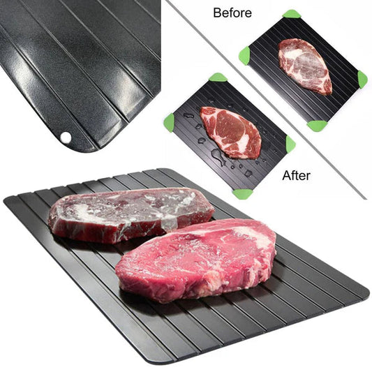 Fast Thawing Frozen Meat Magic Metal Plate Large Defrosting Tray Kitchen Thaw Ausie Sales