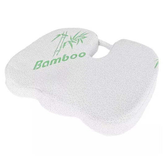 Bamboo Memory Foam Seat / Back Cushion Hip Posture Coccyx Lumbar Car Office Ausie Sales