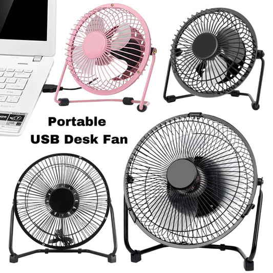 4inch / 6inch / 8inch Portable USB Mini Cooling Fan Small Desk Desktop Cooler Ausie Sales
