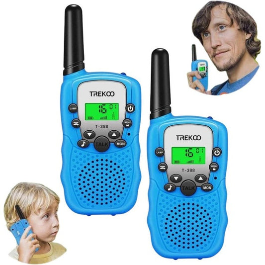2PCS Kids Portable Walkie Talkie Birthday Gifts Parent-child Interaction Durable Ausie Sales
