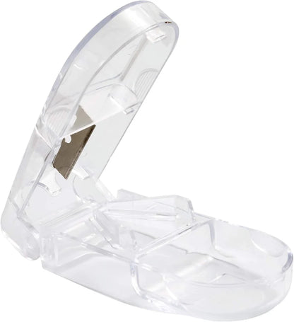 Portable Pill Cutter Tablet Vitamin Splitter Divider Travel Medicine Storage Box - Ausie Sales